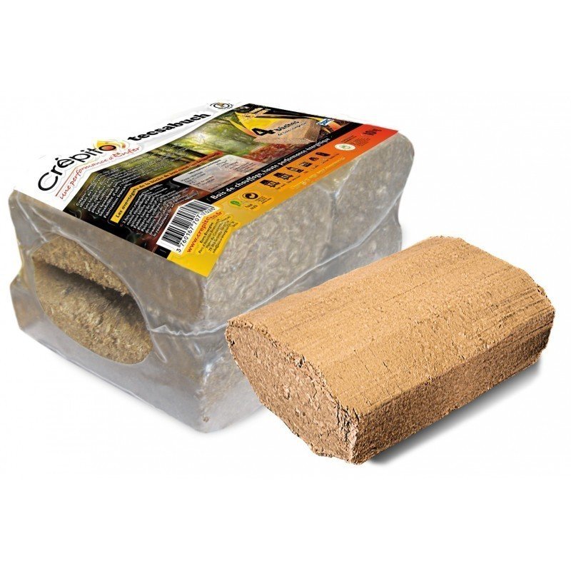 Gepresste Holzbriketts Tecsabuch Crépito: 100% Natürlich (palette Von 1t) – Bild 2
